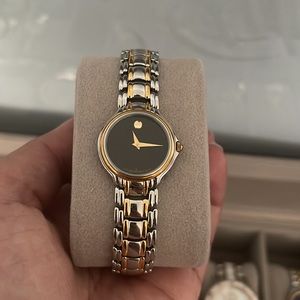 Movado Two Tone Quartz Bracelet Watch